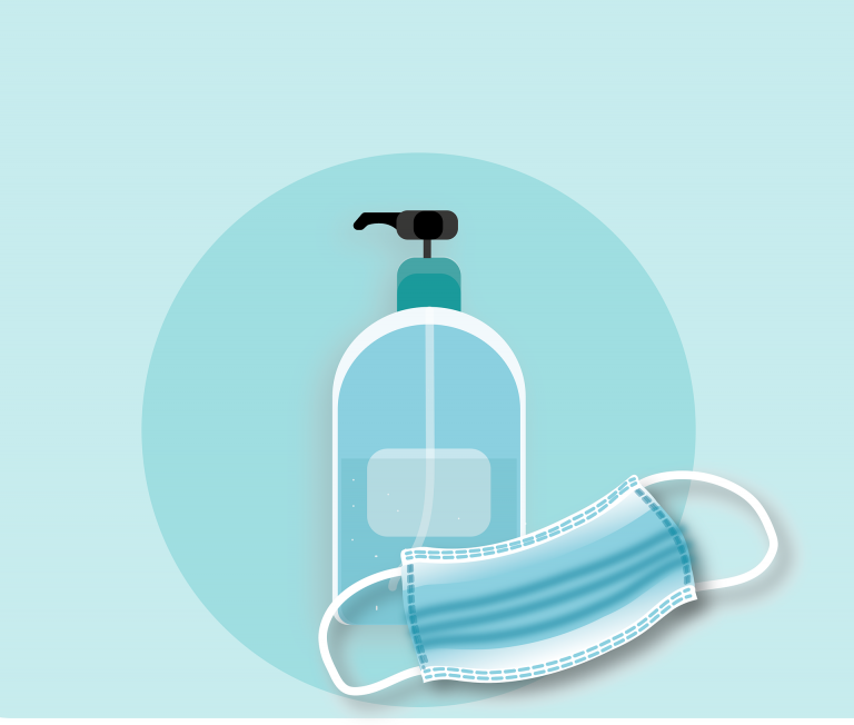 Desinfectie handen dispenser
